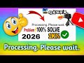 YouTube Studio Processing Please Wait Problem Solve Youtube Studio Processing Please Wait 2026 