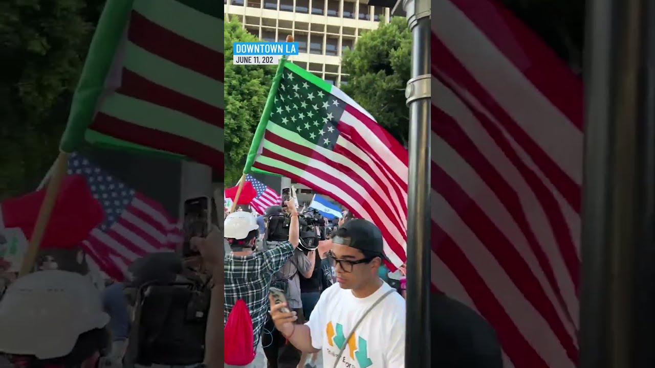 Police Begin Clearing Out Protesters In Downtown LA