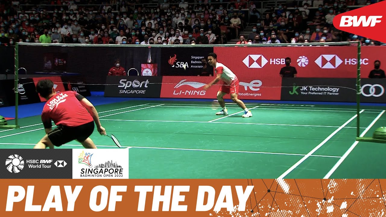 HSBC Play of the Day Anthony Sinisuka Ginting and Loh Kean Yew hold nothing back in this rally