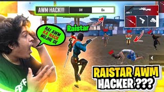 Raistar First Time AWM GamePlay Hacker Exposed In Free Fire1VS3 
