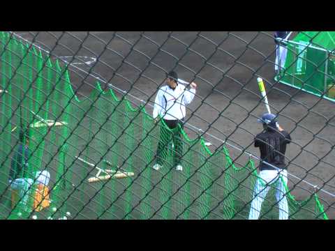 横浜ベイスターズ秋季キャンプIN奄美　紅白戦の後の練習 2010.11.03