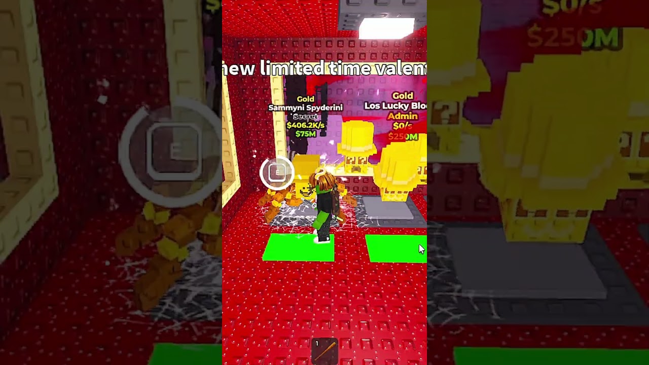 SAMMY'S BASE When Valentine Admin Abuse in Steal a Brainrot 😅 