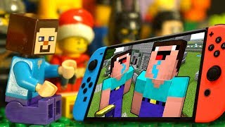 Лего НУБик ГЕЙМЕР Мультфильмы Майнкрафт Все Серии Подряд LEGO Minecraft Stop Motion Animation