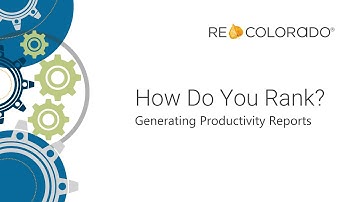 How to Run Productivity Reports in Matrix