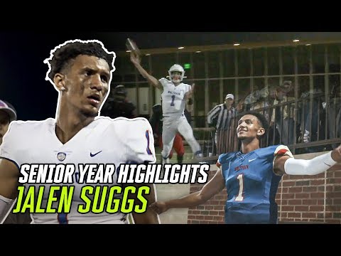 Jalen Suggs Senior Highlights Go CRAZY! Basketball Star DOMINATES Last Football Season EVER 😤