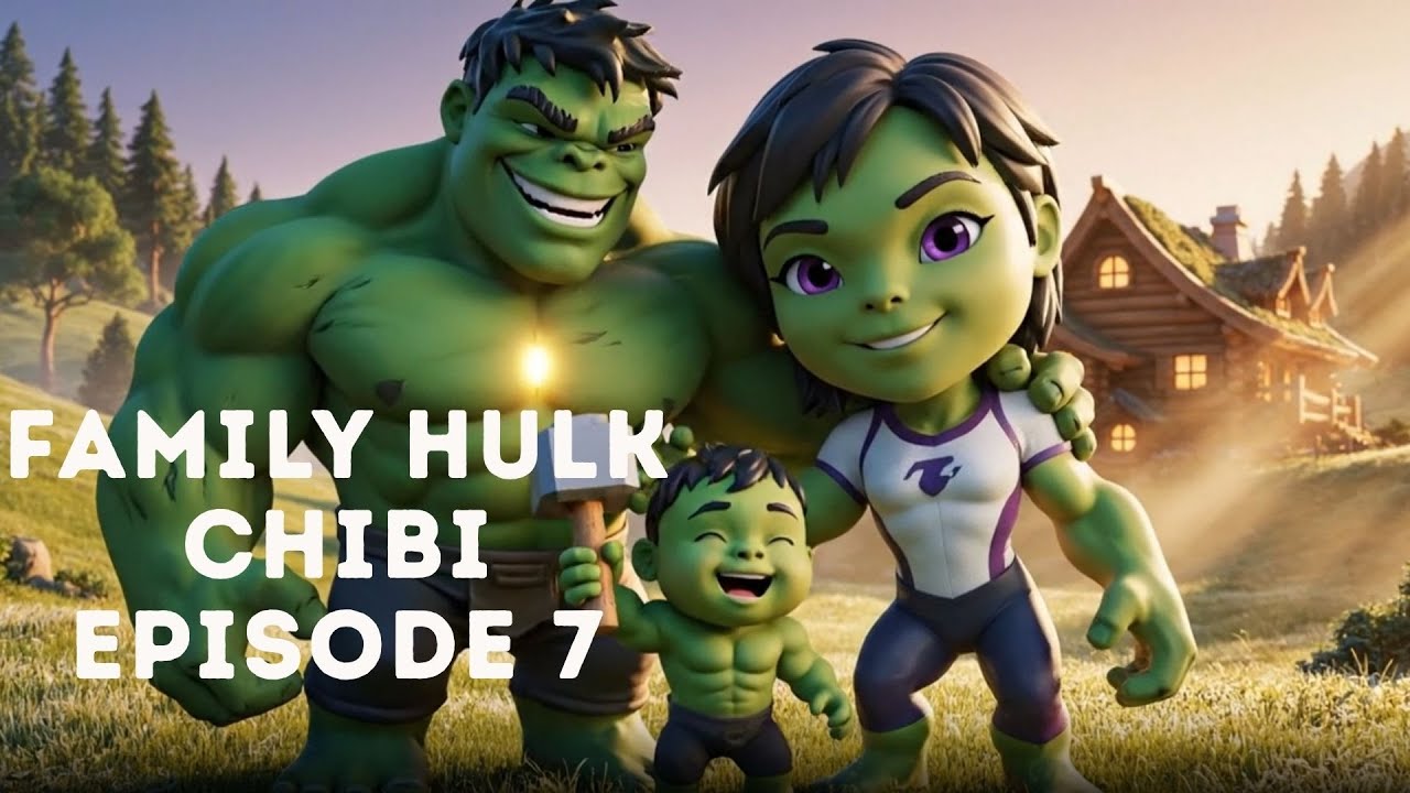 Chibi Hulk Family Ep.7 – The Beginning of the Smash Family | 3D Animation for Kids
