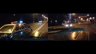 Андрей Викторович на УАЗе удирает от полиции