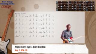 Download Lagu 🎸 My Father's Eyes - Eric Clapton Guitar Backing Track with chords and lyrics MP3