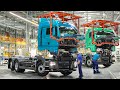 Inside german massive factory producing best man trucks