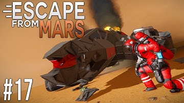 Space Engineers: ESCAPE from MARS! - Ep #17 - Transport DOWN!