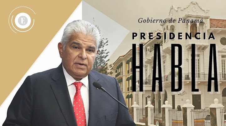 EN VIVO | Conferencia semanal del presidente Mulino