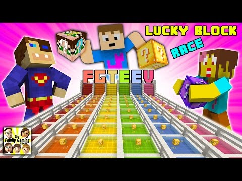 Fgteev Minecraft Lucky Block Race 1: We Are Such Cheaters x Mom's A Noob