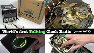 The fifty year old Talking Clock Radio