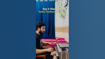 Day 3 Backend development Node js #motivation #developer #nodejs #consistency #shorts #bca