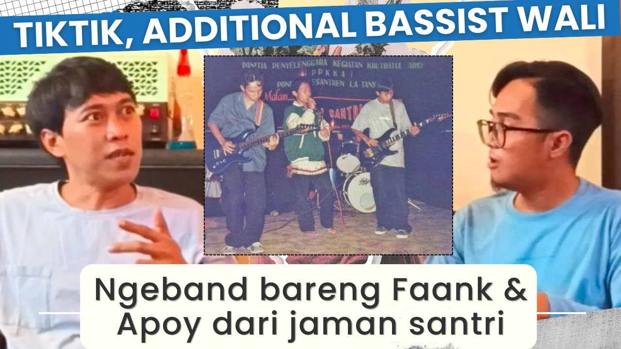 NGEBAND DARI SANTRI SAMA FAANK & APOY | TIKTIK ADDITIONAL BASSIST BAND WALI