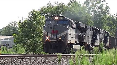 NS 8025 (Monagahela Heritage Unit GE ES44AC) Leads NS 811 - 25