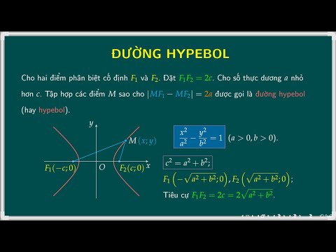 Video: Làm thế nào để bạn chuyển đổi dạng tổng quát sang dạng chuẩn của một hyperbol?