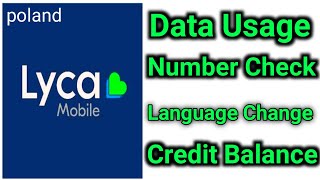 How to Check Lycamobile Credit Balance | Lyca Data Usage Check Code | Lyca Number Check