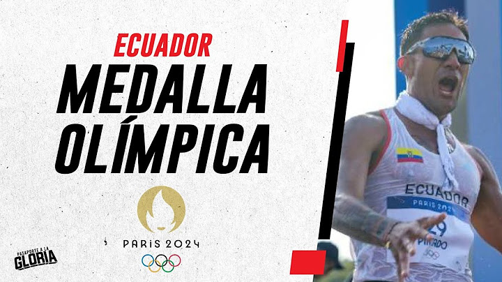 MEDALLA DE ORO PARA  ECUADOR,  DANIEL PINTADO 20 KM MARCHA, LOS FESTEJOS TRICOLORES DESDE PARIS