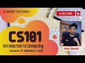 CS101 Short Lecture 1 Modules (1-28) CS101 Short Lectures & Short Notes by Bilal Ahmed (VU Mentor)