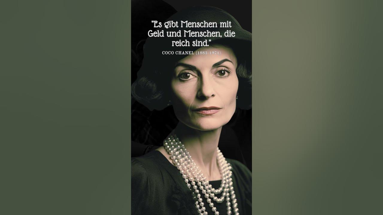 Coco Chanel Spruch des Tages 🌹shorts inspiration motivation YouTube