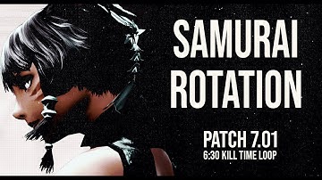 Samurai Standard Opener and Rotation - 6:30 Kill Time with Loop - FFXIV Dawntrail Patch 7.01