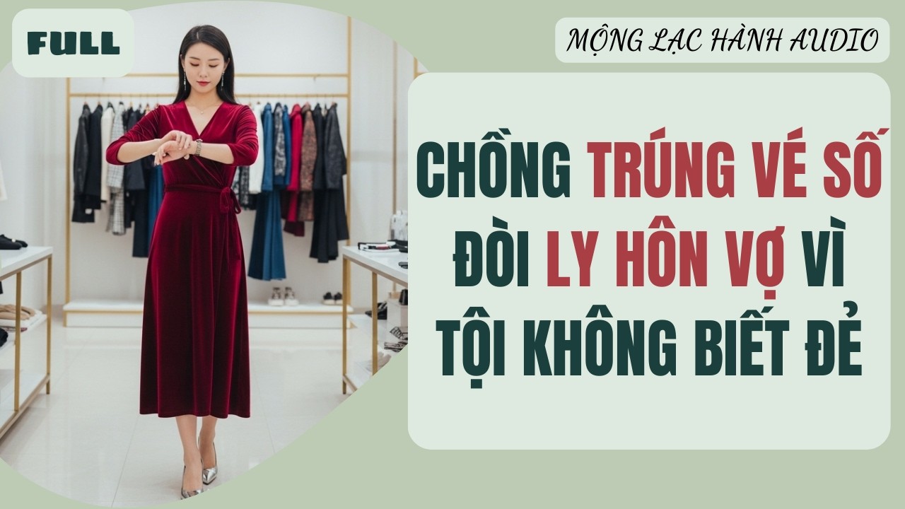 Full audio | Chồng Trúng Vé Số Đòi Ly Hôn Vợ Vì Tội Không Biết Đẻ | Mộng Lạc Hành Audio