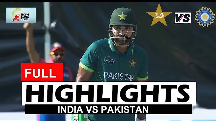 PAKISTAN VS INDIA FULL HIGHLIGHTS Hong Kong Cricket Sixes 2024 | PAK VS IND | Hindi