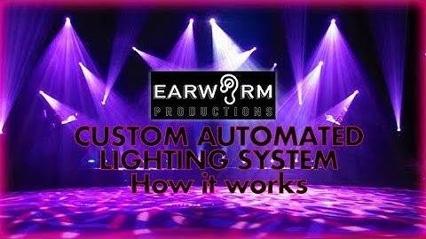 Automated Lighting System Video (Chamsys RackQ & Snakesys Wall Plates)