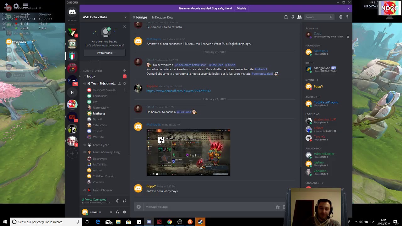 [ITA][DOTA2] ASD Dota 2 Italia - 5v5 Lobby