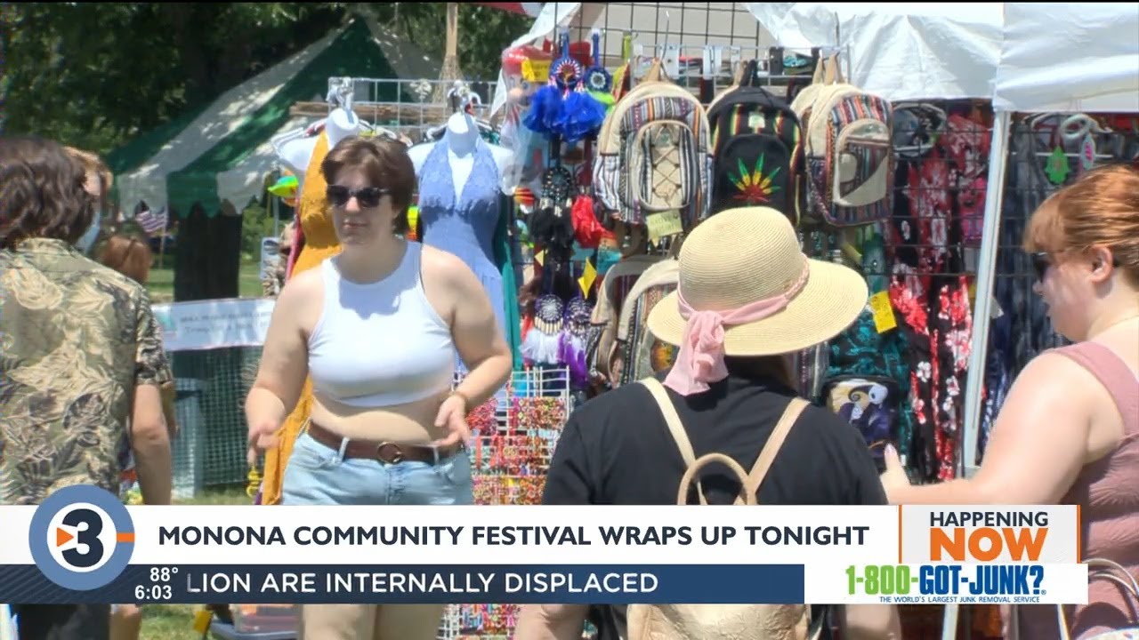 Monona Community Festival wraps up Tuesday with fireworks