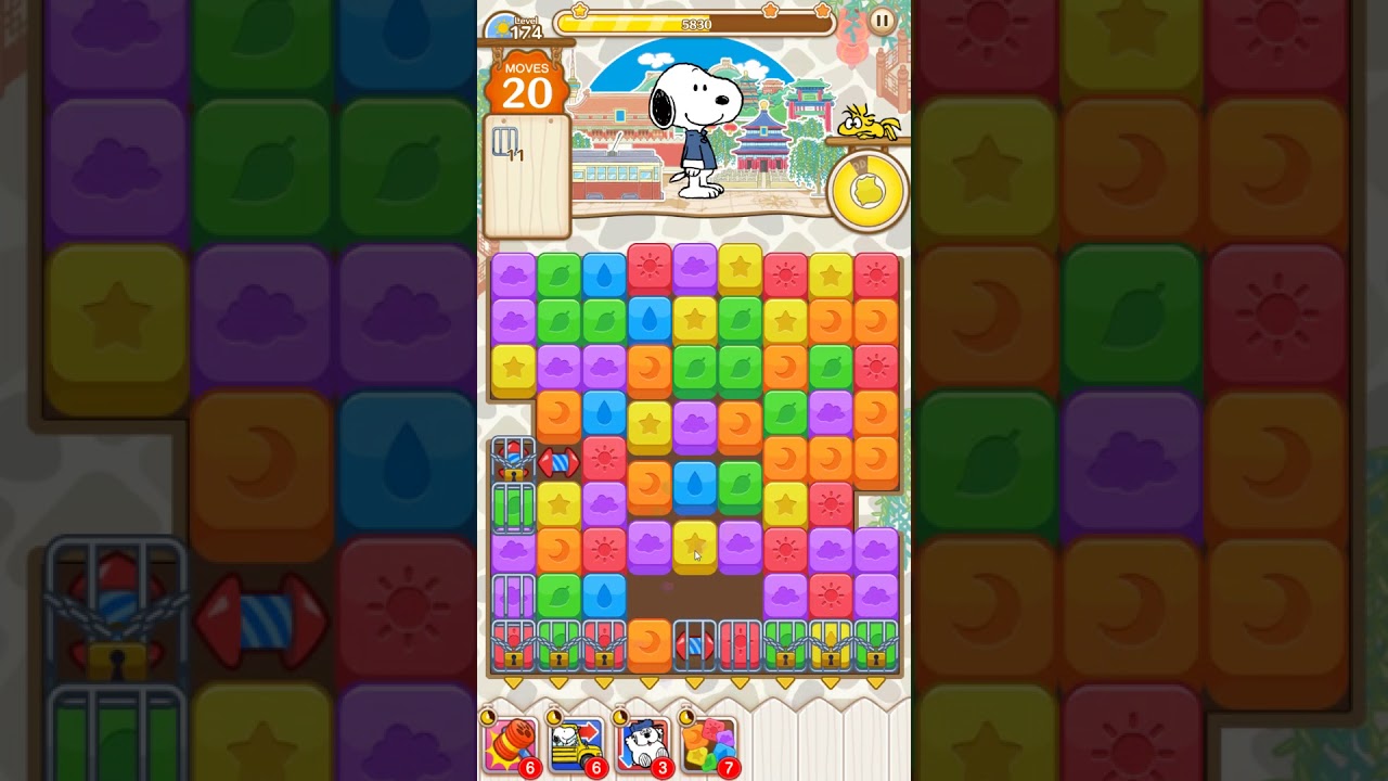 Snoopy Puzzle Journey level 174