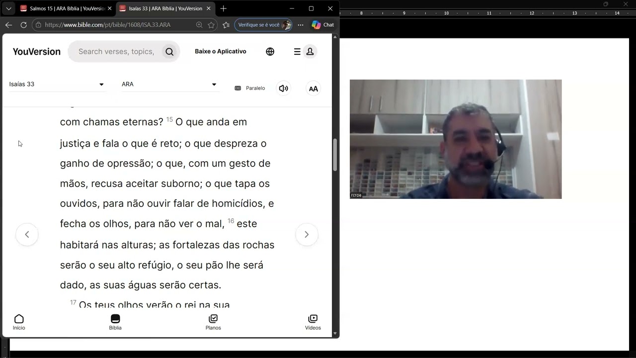 SALMOS -  Capítulo 15