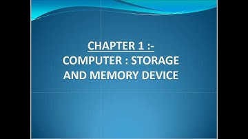 Computer---Chapter 1-Storage And Memory Device---Data&Information (Part 1)-Class 4 - Montfort School