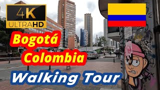 🇨🇴【4K 60fps】WALK - BOGOTA - walking Tour - Colombia