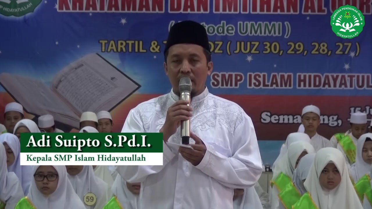 SAMBUTAN KEPALA SEKOLAH