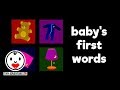 Baby&#39;s First Words | Bedtime | Simple learning video for babies and toddlers
