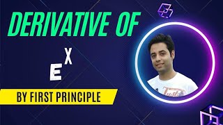 Differentiation of e^x  by first principles class 12th MATHS CBSE