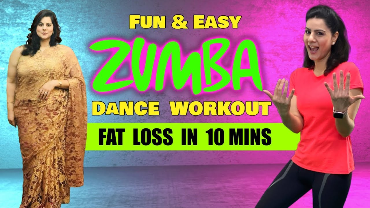 10 Mins Beginners Zumba Workout For Weight Loss At Home Best Dancing Exercise To Lose Weight