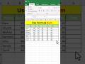 Excel SUM vs AutoSum Which is BEST #excel #exceltips #exceltutorial #exceltricks