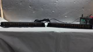 Lightbar UK Low Profile Covert Rear Shelf Traffic Director Lightbar in Amber