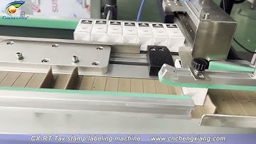 labeling machine | automatic tax stamp labeling machine