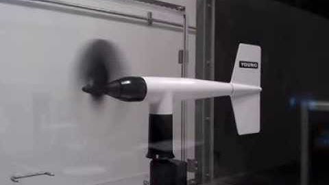 RM Young Wind Monitor Model 05103 Propeller-Vane Anemometer Calibration Testing