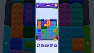 Color Block Jam level 64 Walkthrough Solution 