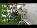 Are Knee Springer Forks For Motorized Bikes Unsafe? YES!