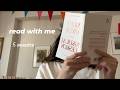 read with me | 5 minutes of quiet time and cozy music ☕️