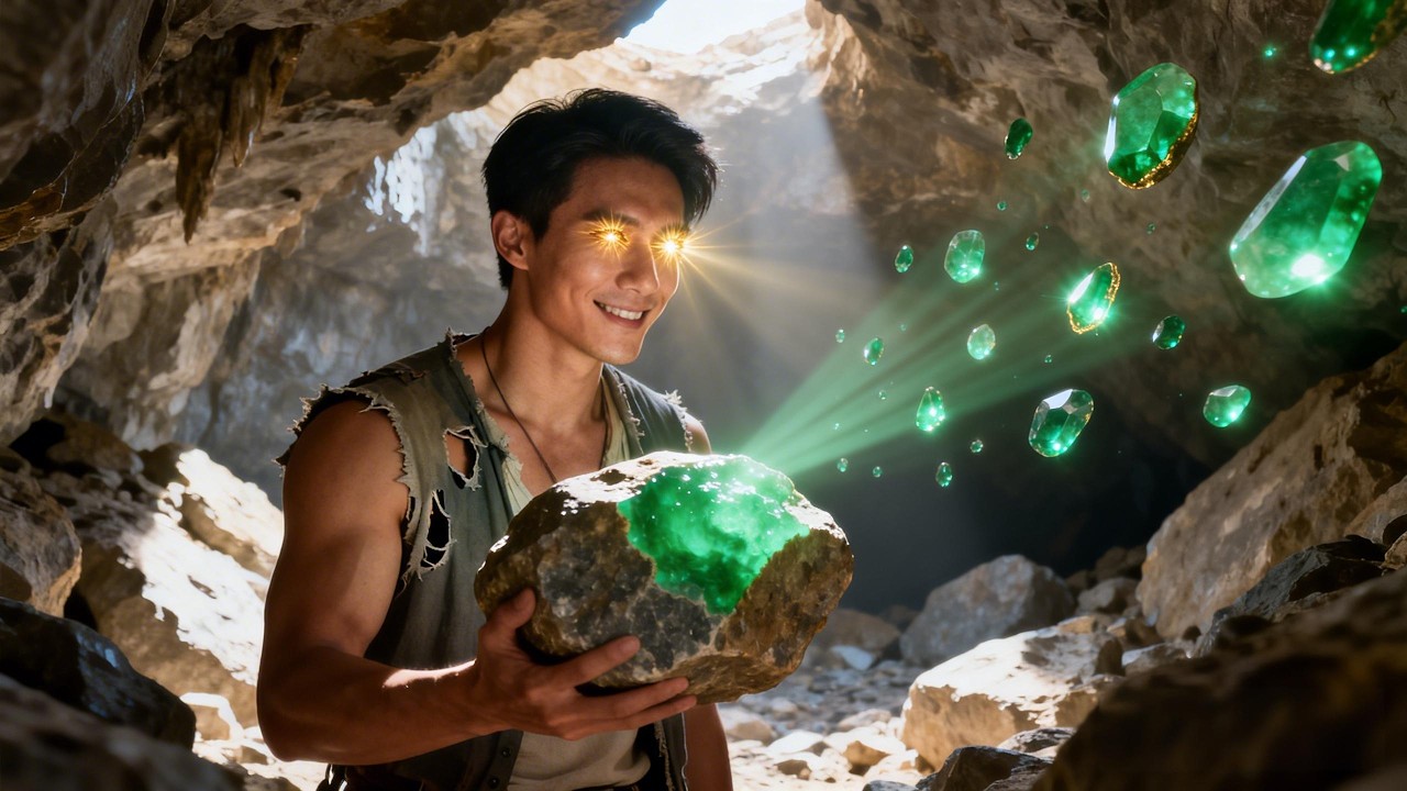 【新劇完結】🔥礦洞中意外發現頂級玉石？我靠神之眼實現暴富