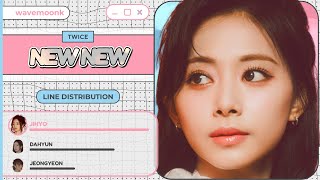 TWICE - New New (Line Distribution)