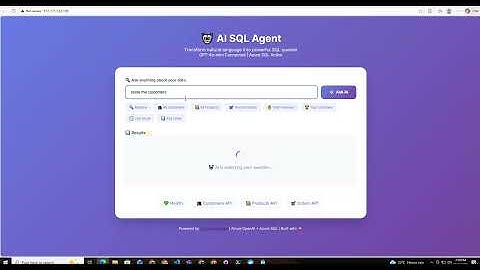 AI SQL Agent: Convert Natural Language to SQL & Get Instant Results