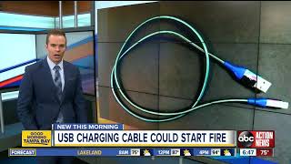 Target recalls 90K USB charging cables due to shock, fire hazards